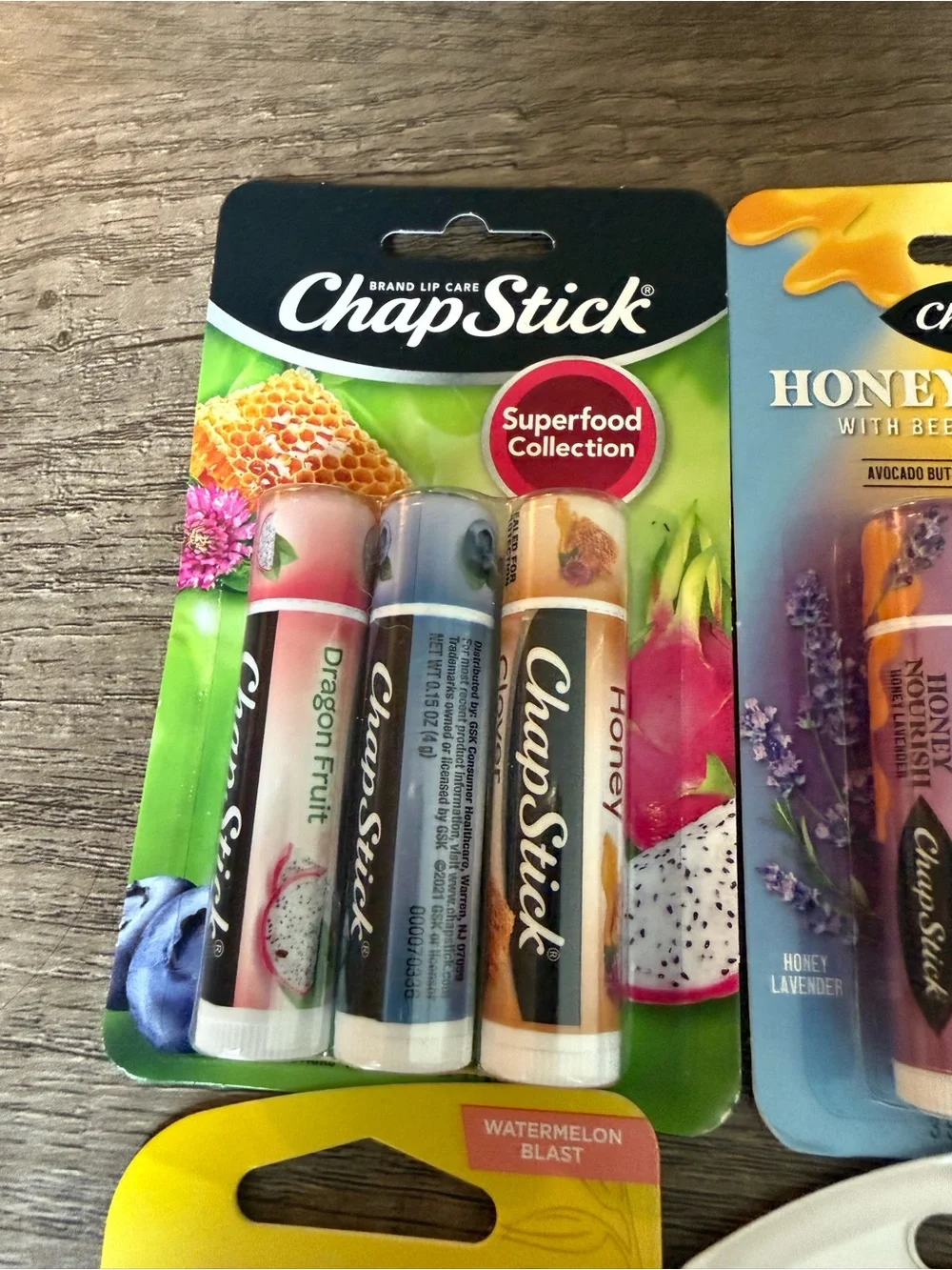 ChapStick Honey Nourish Lip Balm Duo - Blue & Orange